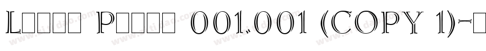 Lidia Plain 001.001 (COPY 1)字体转换